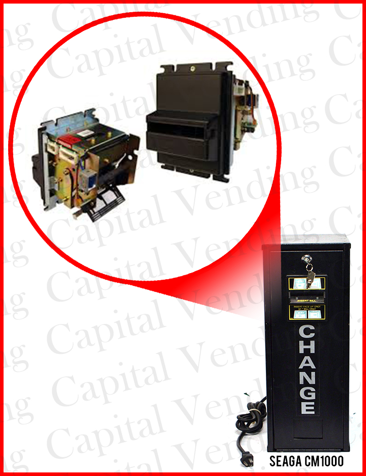 Dollar Bill Validator Upgrade for Seaga CM1000 Bill Changer > Seaga